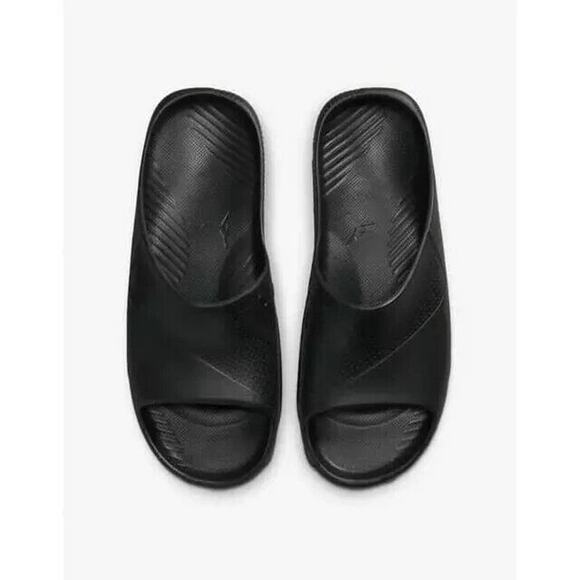 Nike Air Jordan Post Slide Sandals Size 9 Mens Triple Black DX5575 001 NEW main image 5